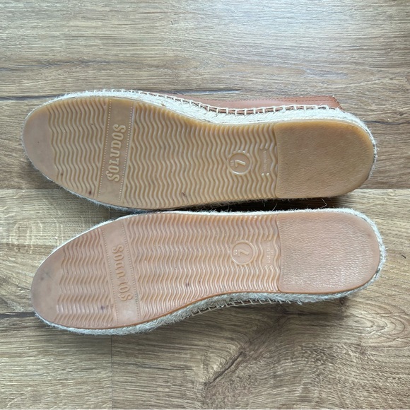 Saludos espadrille leather shoes size 7 - Picture 4 of 5